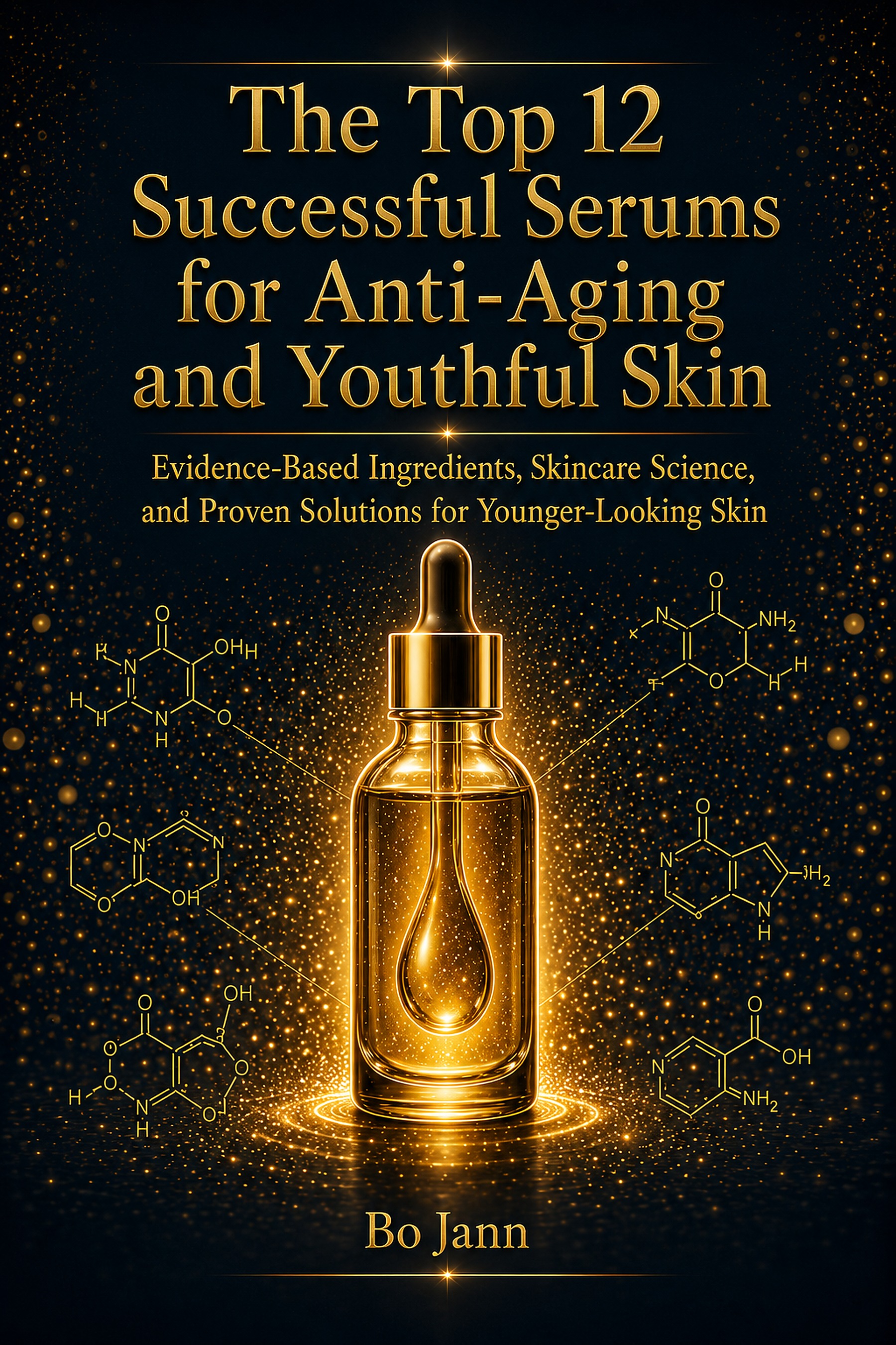 Book cover for The Top 12 Successful Serums for Anti-Aging and Youthful Skin by Bo Jann